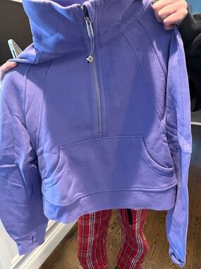 lululemon athletica Kids Lavender Half-Zip Hoodie
